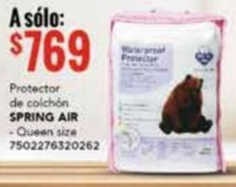 City Club Protector de colchón SPRING AIR -Queen size oferta