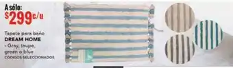 City Club Tapete para baño DREAM HOME oferta