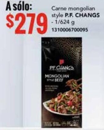 City Club Carne mongolian style P.F. CHANGS - 1/624 g 1310006700095 oferta