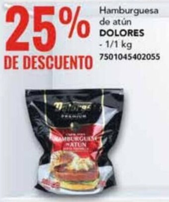 City Club Hamburguesa de atún DOLORES - 1/1 kg 7501045402055 oferta