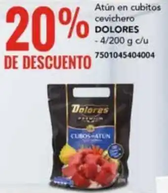 City Club Atún en cubitos cevichero DOLORES 4/200g oferta