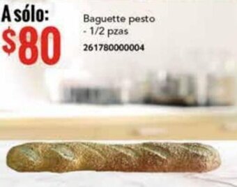 City Club Baguette pesto -1/2 pzas 261780000004 oferta