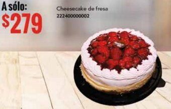 Cheesecake de fresa 222400000002