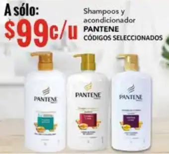 City Club Shampoos y acondicionador PANTENE oferta