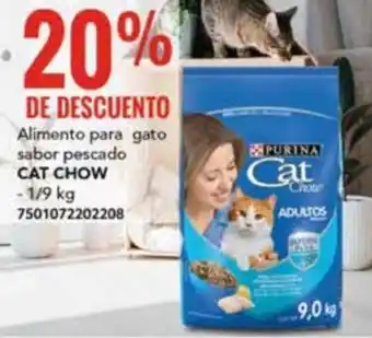 City Club Alimento para gato sabor pescado CAT CHOW 1/9kg oferta