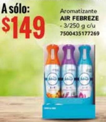 City Club Aromatizante AIR FEBREZE - 3/250 g c/u 7500435177269 oferta