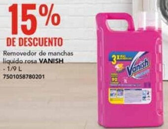 City Club Removedor de manchas líquido rosa VANISH 1/9L oferta