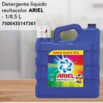 City Club Detergente líquido revitacolor ARIEL 1/8.5L oferta
