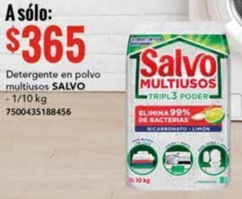 City Club Detergente en polvo multiusos SALVO -1/10 kg 7500435188456 oferta
