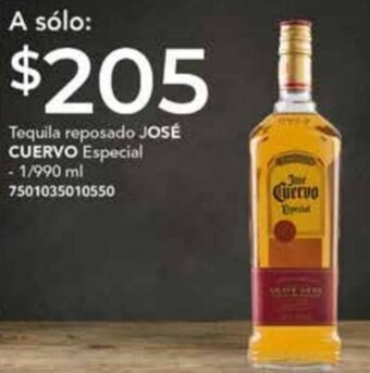 City Club Tequila reposado JOSÉ CUERVO Especial - 1/990 ml 7501035010550 oferta