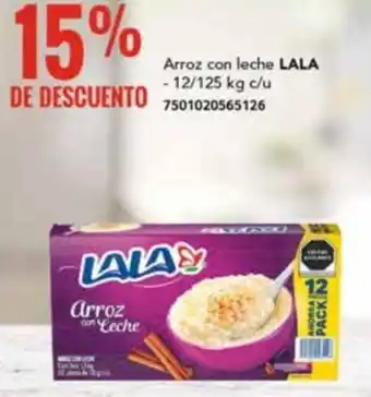 City Club Arroz con leche LALA - 12/125 kg c/u oferta