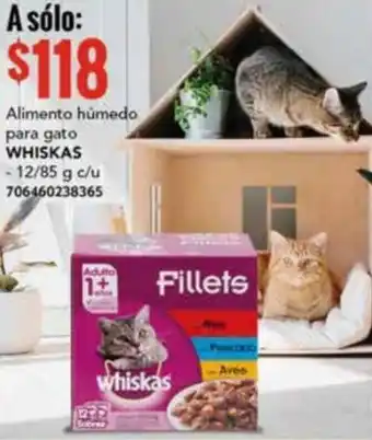 City Club Alimento húmedo para gato WHISKAS - 12/85 g c/u 706460238365 oferta