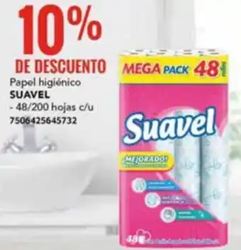 City Club Papel higiénico SUAVEL 48/200HOJAS oferta