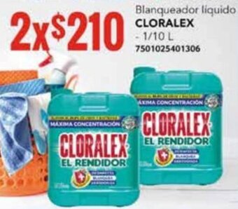 City Club Blanqueador liquido CLORALEX 1/10L oferta