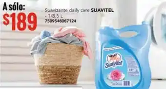 Suavizante daily care SUAVITEL -1/8.5 L 7509546067124