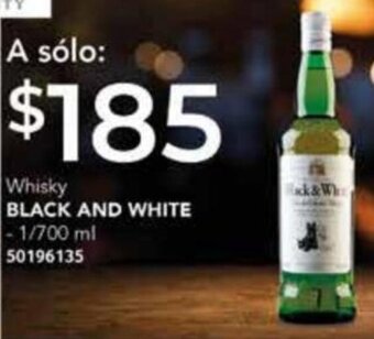 City Club Whisky BLACK AND WHITE 1/700ML oferta