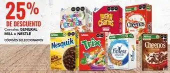 City Club Cereales GENERAL MILL & NESTLÉ CÓDIGOS SELECCIONADOS oferta