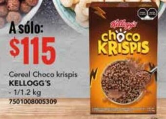 City Club Cereal Choco krispis KELLOGG'S 1/1.2KG oferta