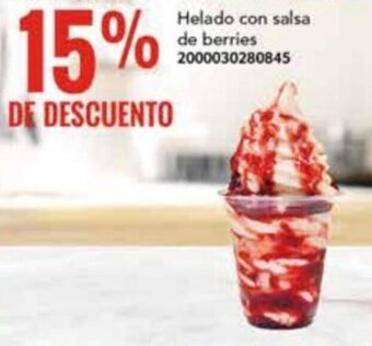City Club Helado con salsa de berries 2000030280845 oferta