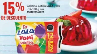 City Club Gelatina surtida LALA yomi - 12/100 g c/u 7501020565027 oferta