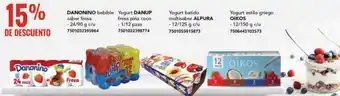 City Club DANONINO bebible Yogurt DANUP sabor fresa - 24/90 g c/u 7501032395964 oferta