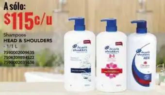 City Club Shampoos HEAD & SHOULDERS - 1/1 L oferta