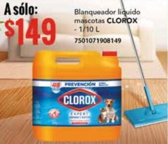 City Club Blanqueador liquido mascotas CLOROX - 1/10 L oferta