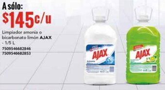City Club Limpiador amonia o bicarbonato limón AJAX - 1/5 L oferta