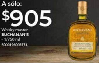 City Club Whisky master BUCHANAN'S - 1/750 ml 5000196003774 oferta