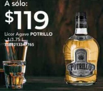 Licor Agave POTRILLO 1/1.75 L 7502213347765