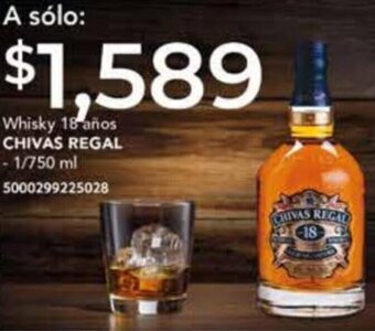 City Club Whisky 18 años CHIVAS REGAL -1/750 ml 5000299225028 oferta
