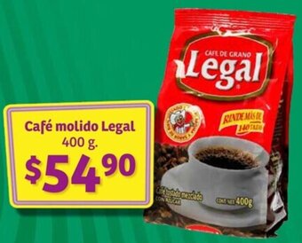 Soriana Híper Café molido Legal 400 g. oferta