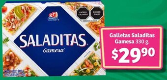 Soriana Híper Galletas Saladitas Gamesa 330 g. oferta