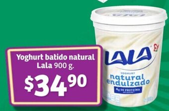 Soriana Híper Yoghurt batido natural Lala 900 g. oferta