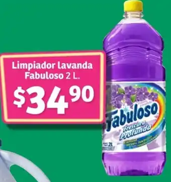 Soriana Híper Limpiador Lavanda Fabuloso 2 L. oferta