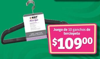Soriana Híper Juego de 10 ganchos de terciopelo oferta