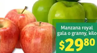 Soriana Híper Manzana royal gala o granny, kilo oferta