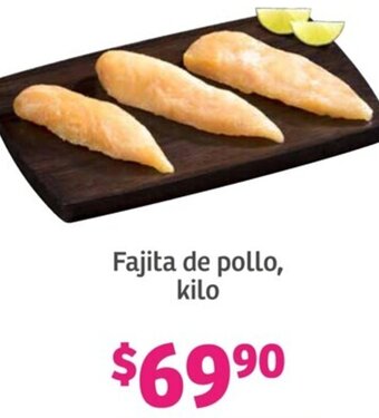 Soriana Híper Fajita de pollo, kilo oferta