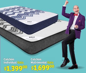 Soriana Híper Colchón Individual Gala oferta
