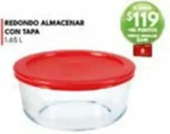 Soriana Híper REDONDO ALMACENAR CON TAPA 165L oferta