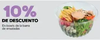 Chedraui En bowls de la barra de ensaladas oferta