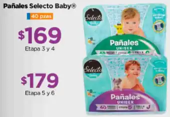 Chedraui Pañales Selecto BabyⓇ 40 pzas oferta