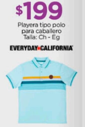 Chedraui Playera tipo polo para caballero Talla: Ch-Eg oferta