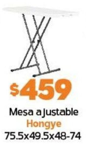 Arteli Mesa ajustable Hongye 75.5x49.5x48-74 oferta