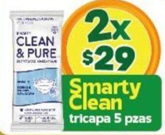 Smarty Clean tricapa 5 pzas