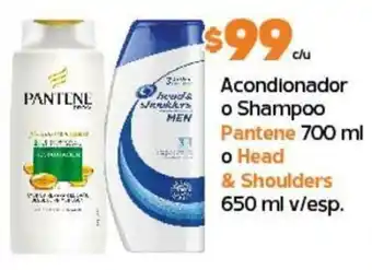 Acondionador o Shampoo Pantene 700 ml o Head & Shoulders 650 ml v/esp.