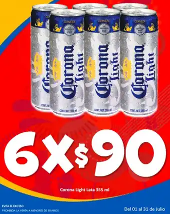Corona Light Lata 6x355 ml