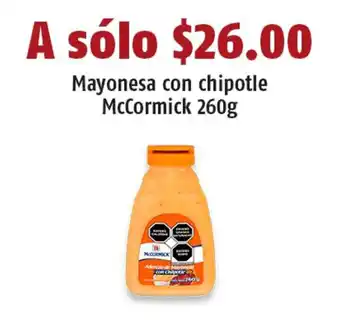 OXXO Mayonesa con chipotle McCormick 260g oferta