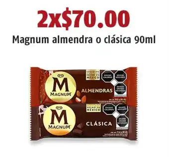 Magnum almendra o clásica 90ml x 2