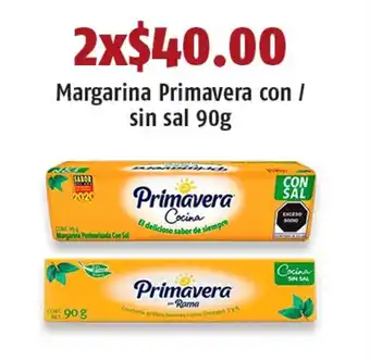 OXXO Margarina Primavera con / sin sal 90g x 2 oferta